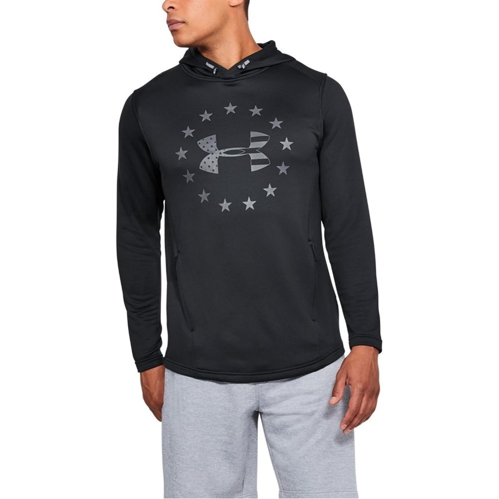 Black Under Armour “Freedom” Pullover Hoodie